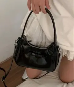 ribbon square bag Violaのサムネイル