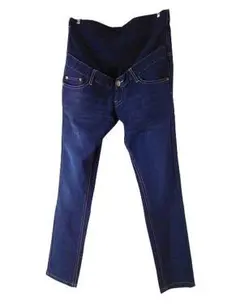 KJC2902◇新品カジュアル デニムパンツ マタニティМ シンプル無地