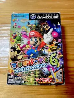 マリオパーティ6 マイクセット　ゲームキューブ　ソフト