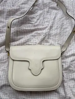 Yves Saint Laurent ホワイトショルダーバッグ