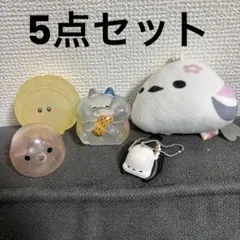 5点セット❁ほたて　シマエナガ　ハムスターガチャガチャ　マスコット　キーホルダー
