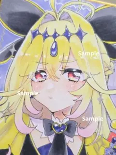 タ*様 キュアアルカナシャドウ 名探偵プリキュア ファンアート 手描きイラスト