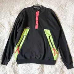 コロンビア スウェット トレーナー XL カラーブロック ジップポケット