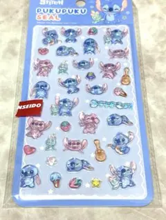 ディズニー樹脂入りぷっくりシール スティッチ