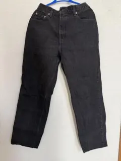 Levi's 550 ブラックデニムパンツ L