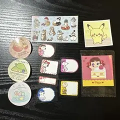 色んなキャラクターシールセット