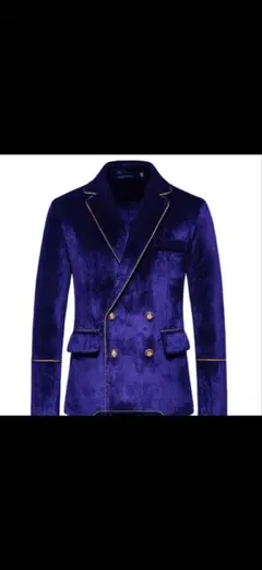 ロイヤルブルーダブルテーラードジャケット/スーツセット