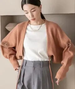 LOWRYSFARM マルチWAYボレロカーデロングスリーブ