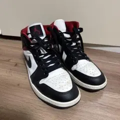 Air Jordan 1 Mid Black Gym Red