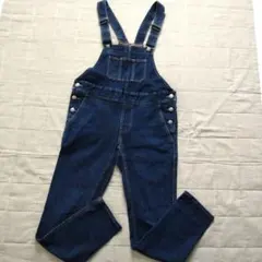 LOWRYS FARM インディゴデニム サロペット　オーバーオール　M