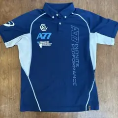 asics A77 ポロシャツ ネイビー L