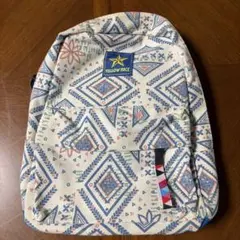 YELLOW FACE キッズ リュック 幾何学模様