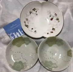 WEDGWOOD ワイルドストロベリー 皿 3点セット