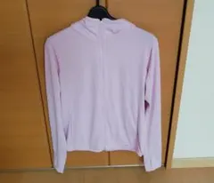 エアリズム　UVカットメッシュパーカー　ピンク　M