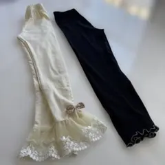 130レギンス　フリルレース　スパッツ