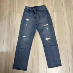 UNIQLO JEANS ダメージデニムパンツ ブルーのサムネイル