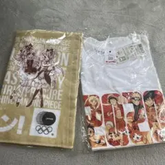 TOKYO 2020 公式シャツタオルセット 青 ピンク - メルカリ