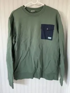 LOGOS オリーブグリーン スウェット Mサイズ