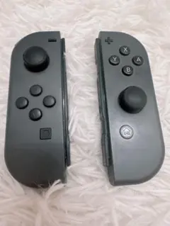 【ジャンク品】　Switch Joy-Con 左右　グレー　純正品