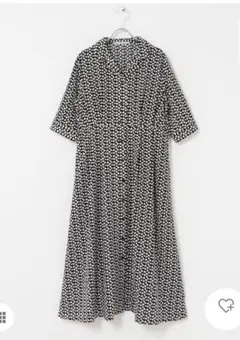 KBF オープンカラーワンピース