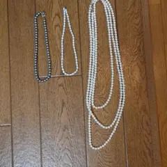 白色パールネックレス