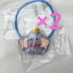 ディズニー　Twinkleゴム ダンボ　カプセルトイ ヘアゴム