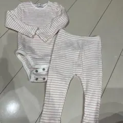 ピンク ロンパース