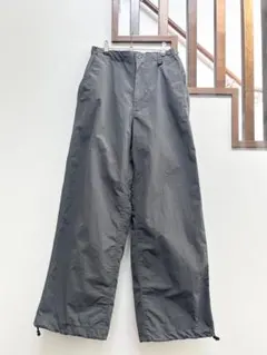 カルネ ナイロンテックイージーストレートパンツ LNEpt1164 サイズM