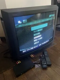 SONY Trinitron 25型テレビ 本体 BUFFALO チューナー付のサムネイル