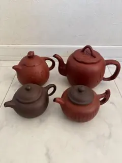 中国茶器　急須　洗美榮 製　宜興製　精香　茶壺　楽人書　故宮　中国茶　ジャンク品