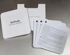 [新品未使用] Apple AirPods 4 ノイズキャンセリング 説明書