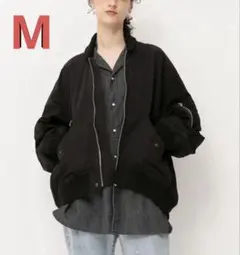 完売品 ジョンブル Johnbull ショールカラーフライトブルゾン ブラック