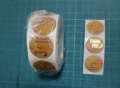 Thank you ステッカー 500枚ロールタイプ