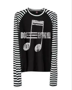 Musical Tee SWAG Y2K 平成 archive 音符ストライプ - メルカリ