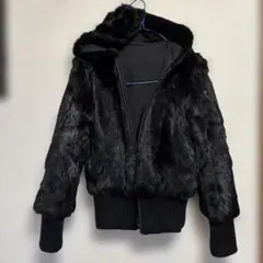 Voluminous Y2K Fur Beaded Jacket Gothic - メルカリ