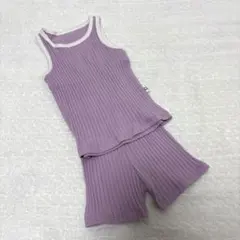 LITTLE PAGE 紫色 セットアップ 70