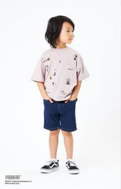 F.О.KIDS　スヌーピー刺繍 半袖　Tシャツ　ピンク 110cm