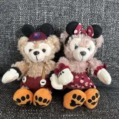 2015 ダッフィー＆シェリーメイ ぬいぐるみバッジ タグ付き - メルカリ