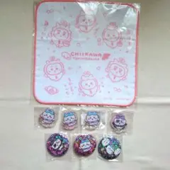 ちいかわ てんし あくま アクスタ 缶バッジ ノベルティ ハチワレ