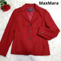MaxMara weekend　テーラードジャケット　36　赤
