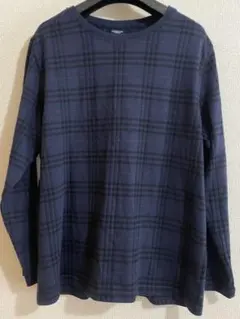 BURBERRY LONDON（バーバリーロンドン） 紺チェック ウール100%