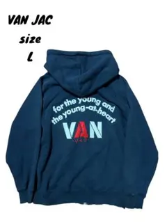 VANJAC ヴァンジャケット　バックロゴ　フルジップパーカー