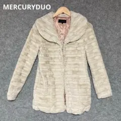 MERCURYDUO クリーム色 ファーコート