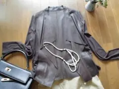 8万9号ヒロコビスGoat Leather 極上子ヤギの革異素材レザージャケットのサムネイル