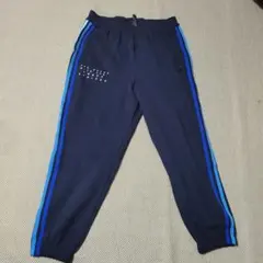 古着　adidas　スウェットパンツ　ネイビー　Sサイズ