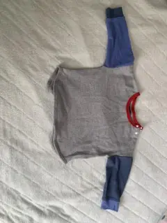 ワッフル素材　長袖Tシャツ