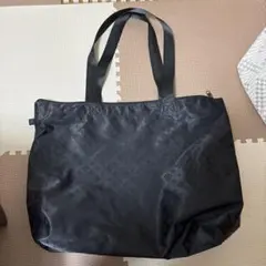 Daily russetモノグラム柄 ナイロン トートバッグ ブラックのサムネイル