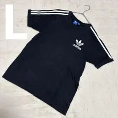 【訳あり特価】adidas アディダス Tシャツ ブラック L 吸汗速乾