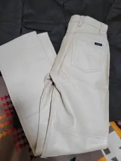 GUESS JEANS♦女性用♦ベージュ羊革レザーパンツ♦W24