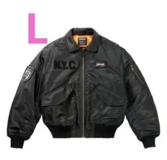 PALACE SCHOTT CWU 90'S FIT BOMBER 黒　L